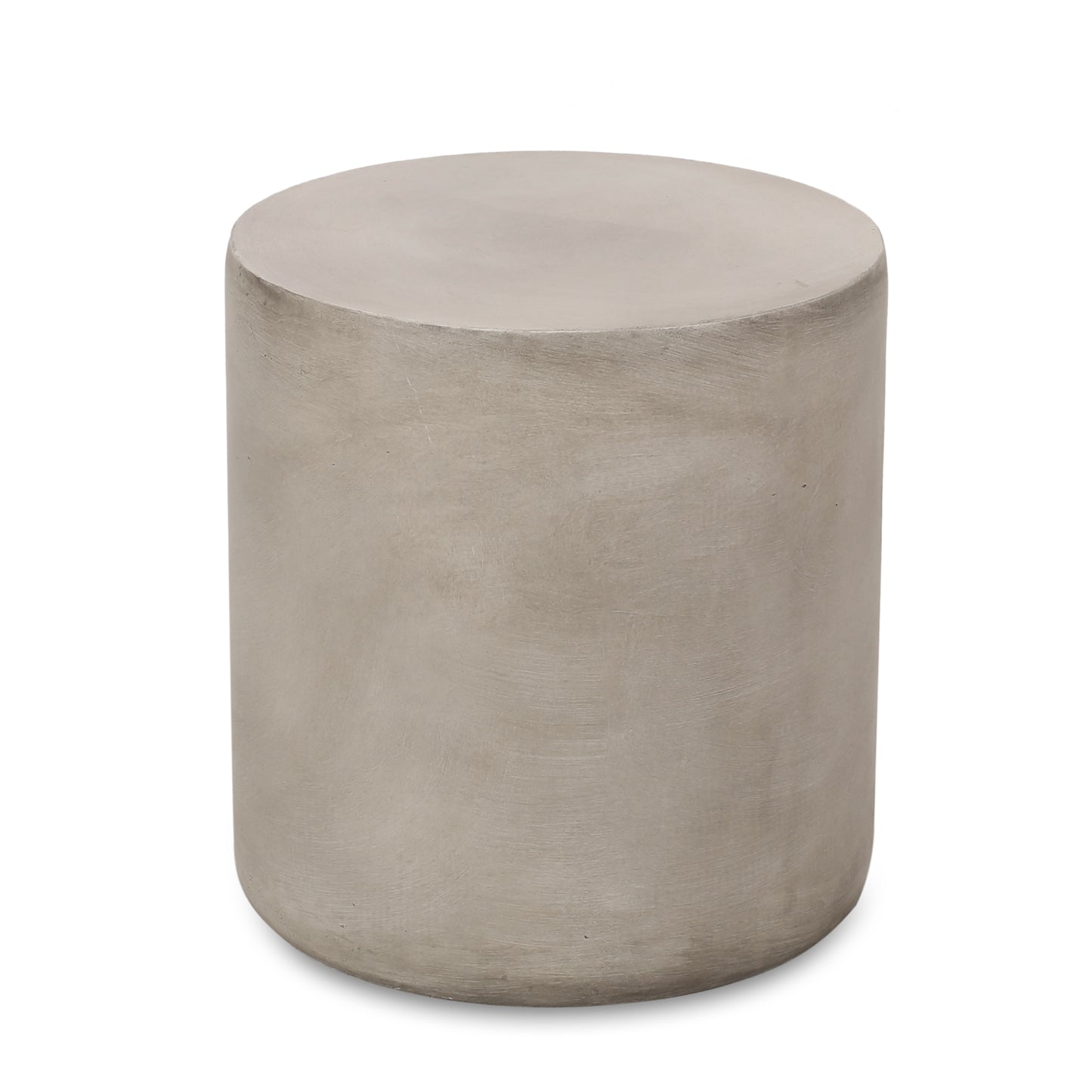 Light Concrete Side Table,Light Gray