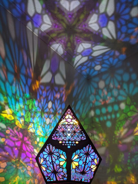 Bohemian Prism Diamond Lamp – Colorful Ambient Light