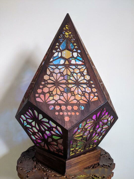 Bohemian Prism Diamond Lamp – Colorful Ambient Light