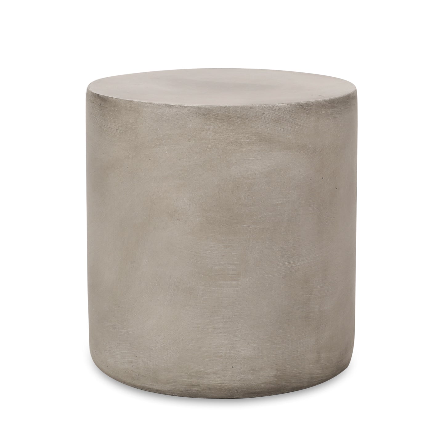 Light Concrete Side Table,Light Gray